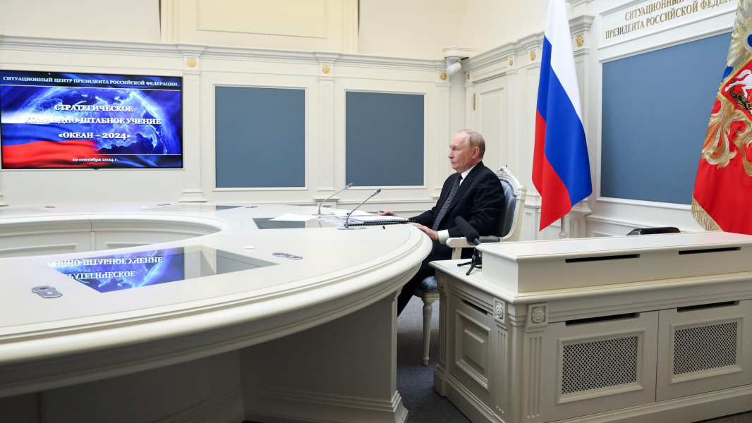 Путин: впервые за десятилетия проходят такие масштабные учения, как «Океан-2024»